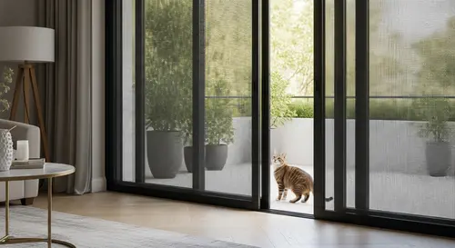 Gölbaşı Genelindeki Siteler İçin Cam Balkon Sistemine Entegre Sineklikler thumb